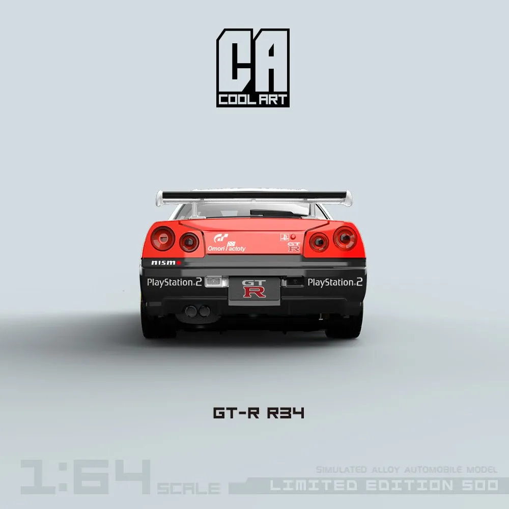 [ PREORDER ] COOL ART - 1:64 GT-R R34 diecast model car - GBAN TURISMO