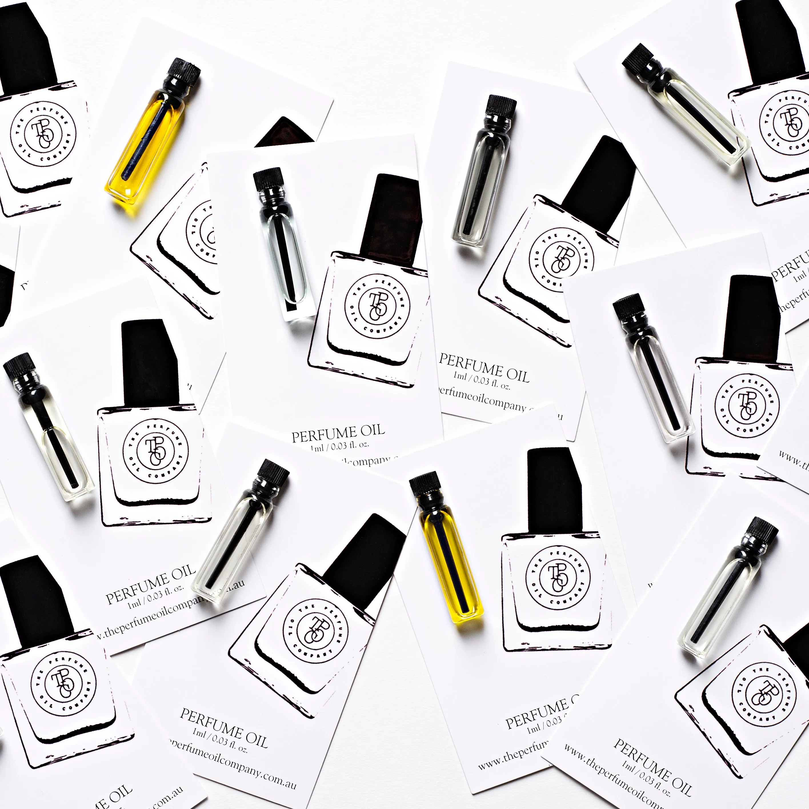 1 mL Perfume Oil Sample Vials - Fresh Fragrances
