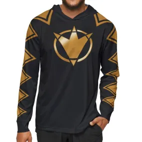 Abaranger Black Hoodie (Full Print) Super Sentai T Shirt Custom Graphic Art Cosplay Shirts Power Rangers Retro Vintage 90s Tee