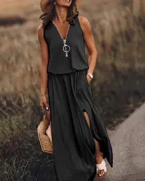Anastasia | Elegant Flowy Summer Gown