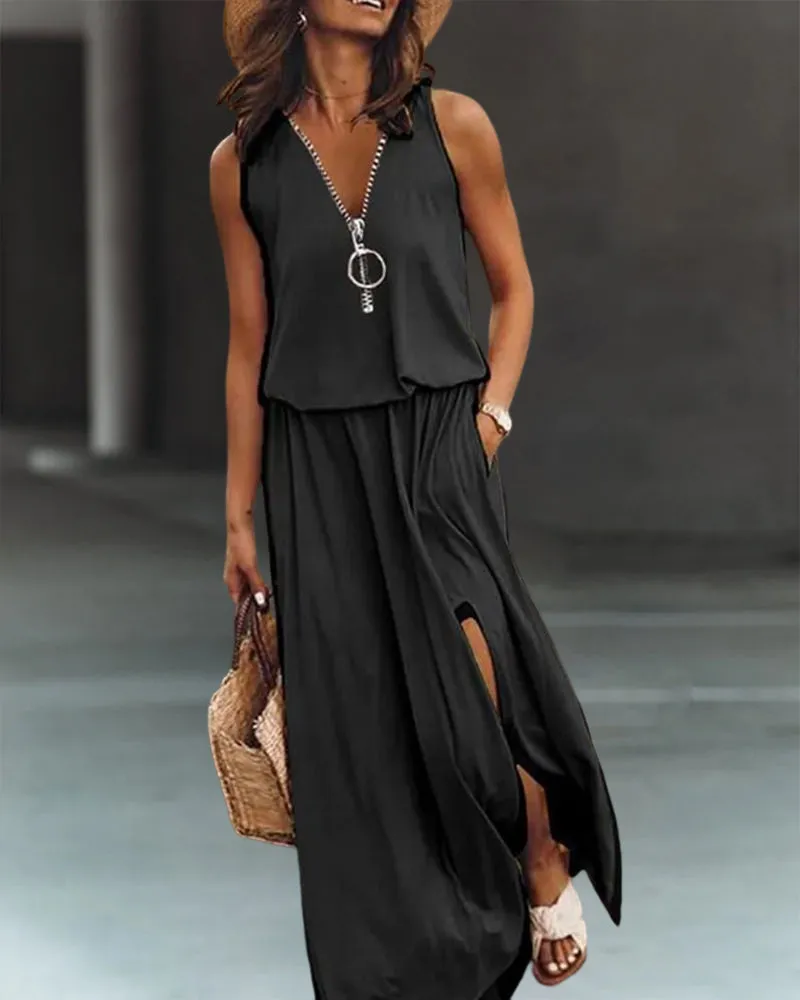 Anastasia | Elegant Flowy Summer Gown