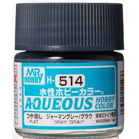 Aqueous - H514 Gray Grau WWII German Tank