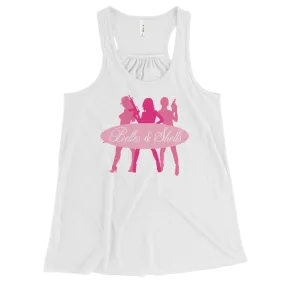 Belles & Shells flowy racerback tank