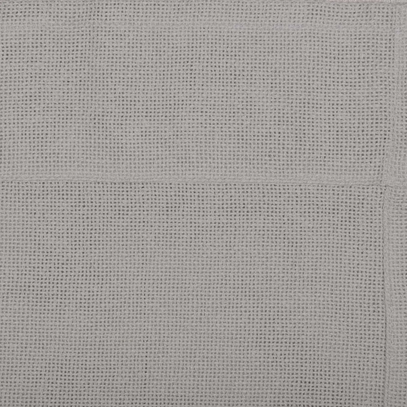 Burlap Dove Grey Short Panel Curtains 63"