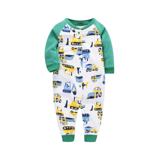 Christmas baby girl clothes , soft fleece kids one pieces
