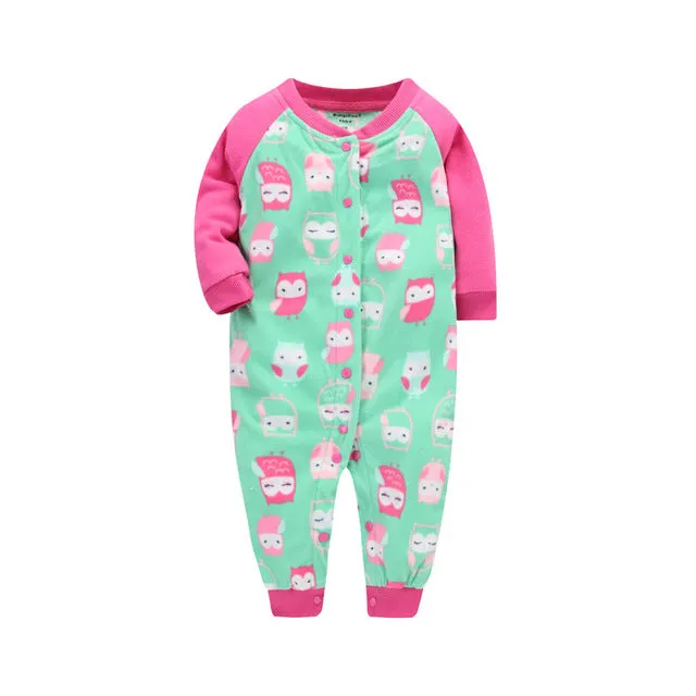 Christmas baby girl clothes , soft fleece kids one pieces