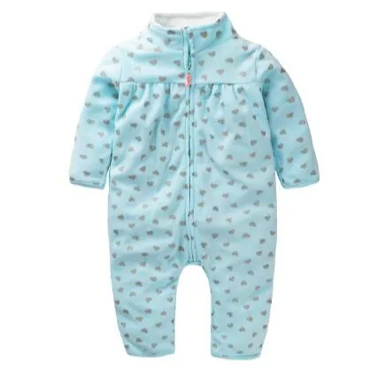 Christmas baby girl clothes , soft fleece kids one pieces
