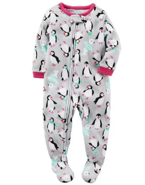 Christmas baby girl clothes , soft fleece kids one pieces