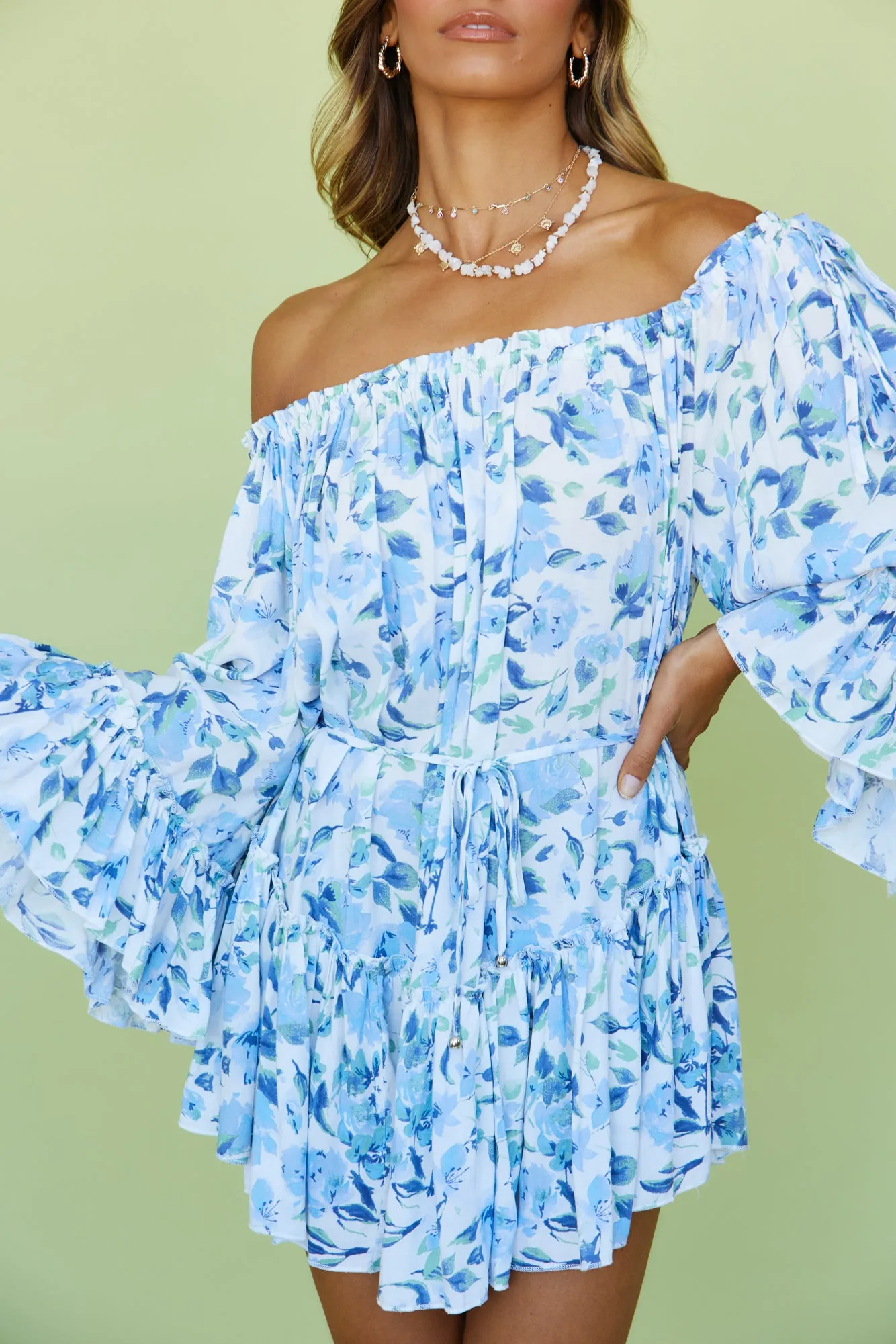 Cool Moon Dress Blue