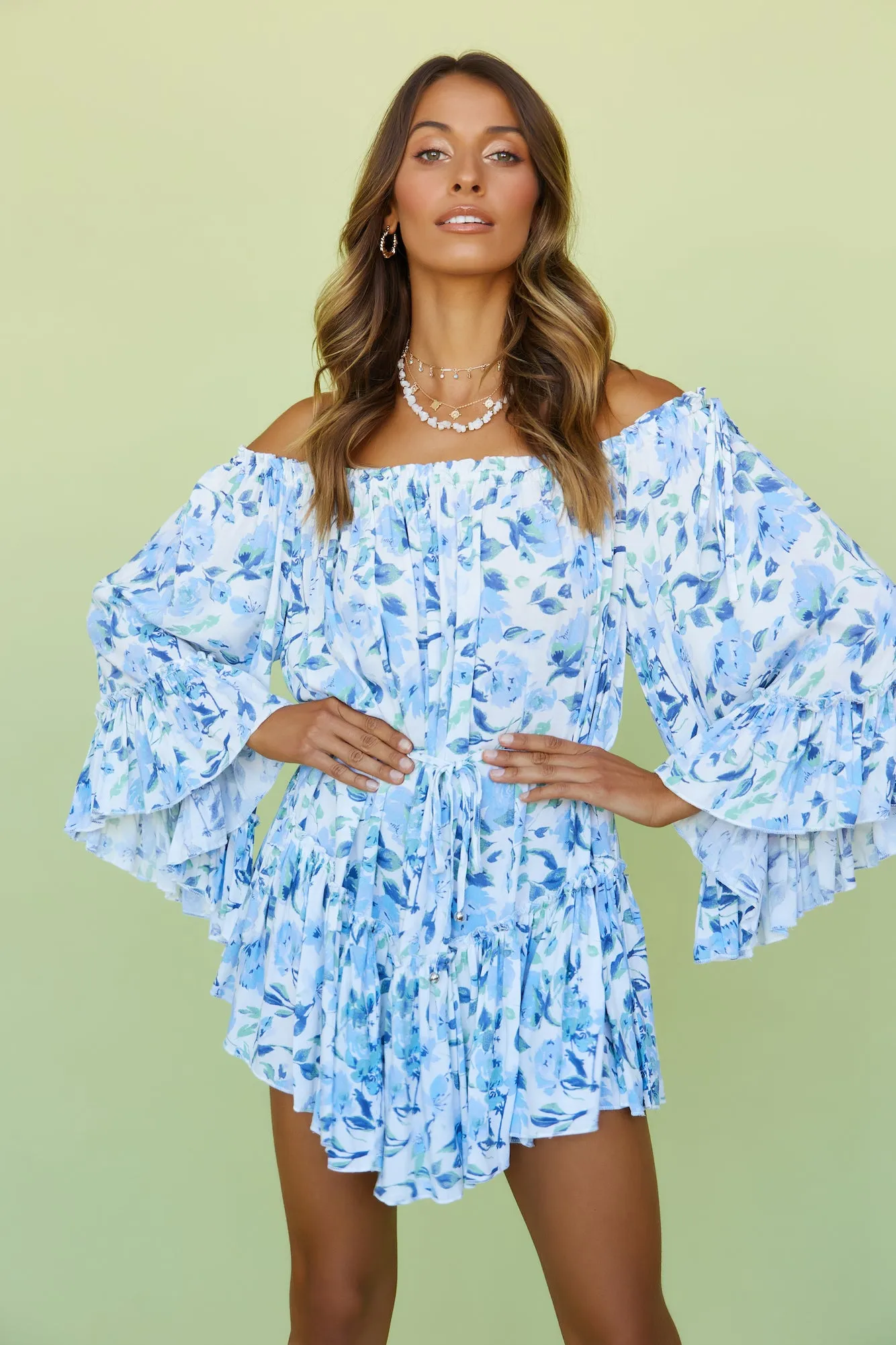 Cool Moon Dress Blue