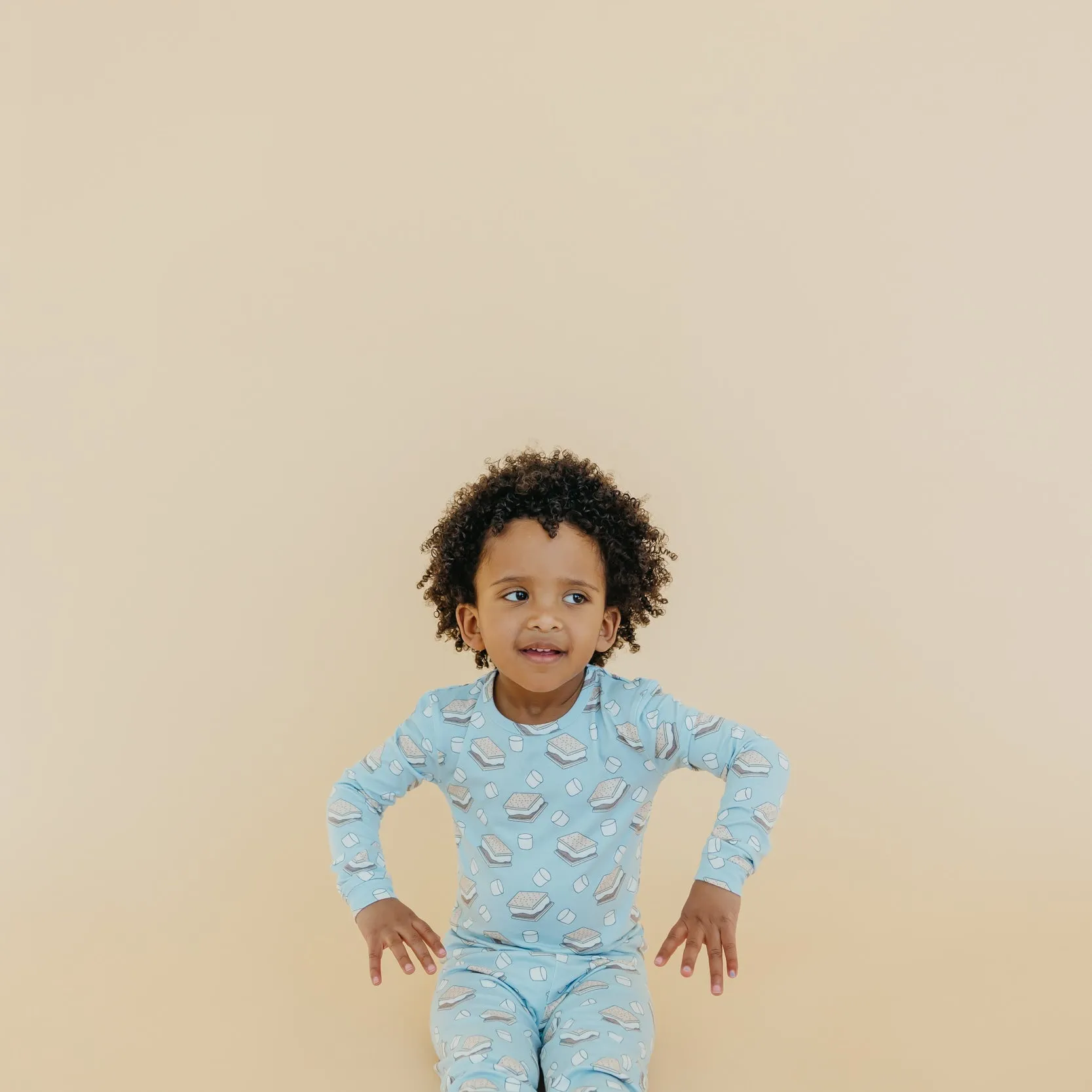 Copper Pearl 2-Piece Long Sleeve Pajama Set | S'mores