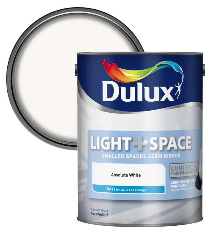 Dulux Light and Space Absolute White Matt Paint