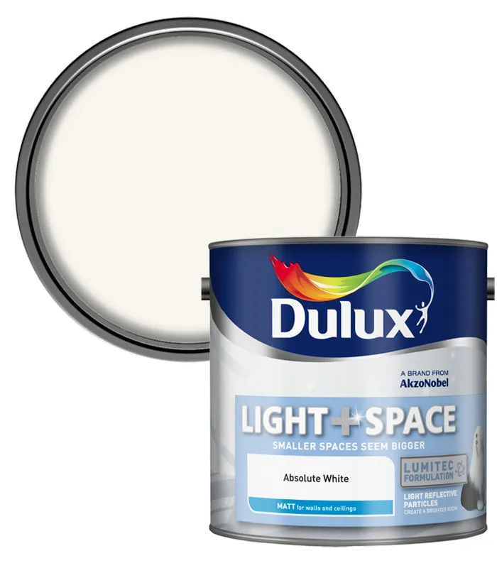 Dulux Light and Space Absolute White Matt Paint