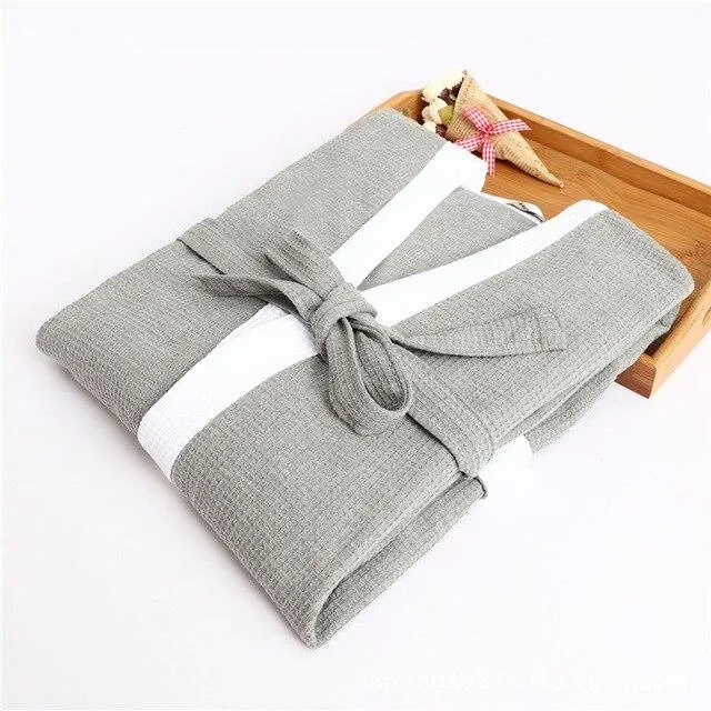 Fashion Bathrobe 2019 Plus Size Cotton V Neck Nightgown For Men Sashes Long Sleeve Men Robes Autumn Winter Ds5082