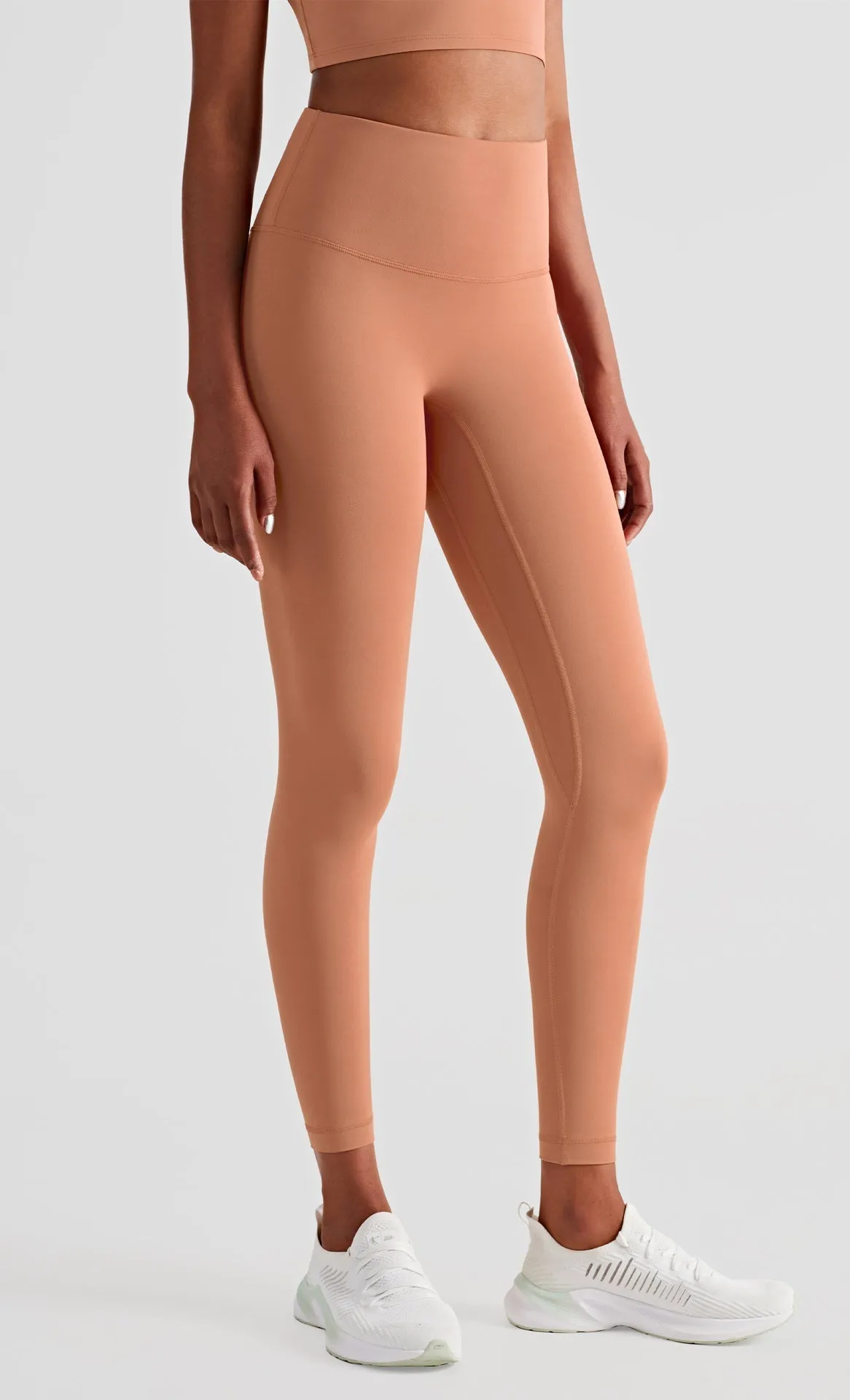 Gray High Rise Nude Leggings