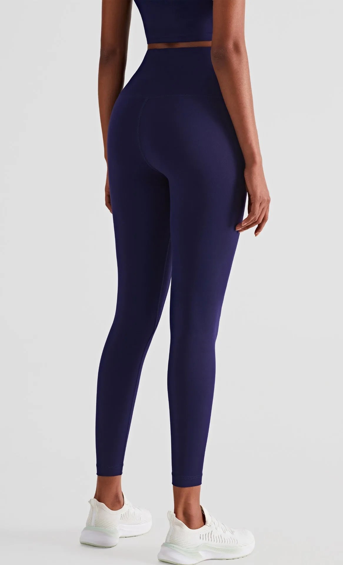 Gray High Rise Nude Leggings