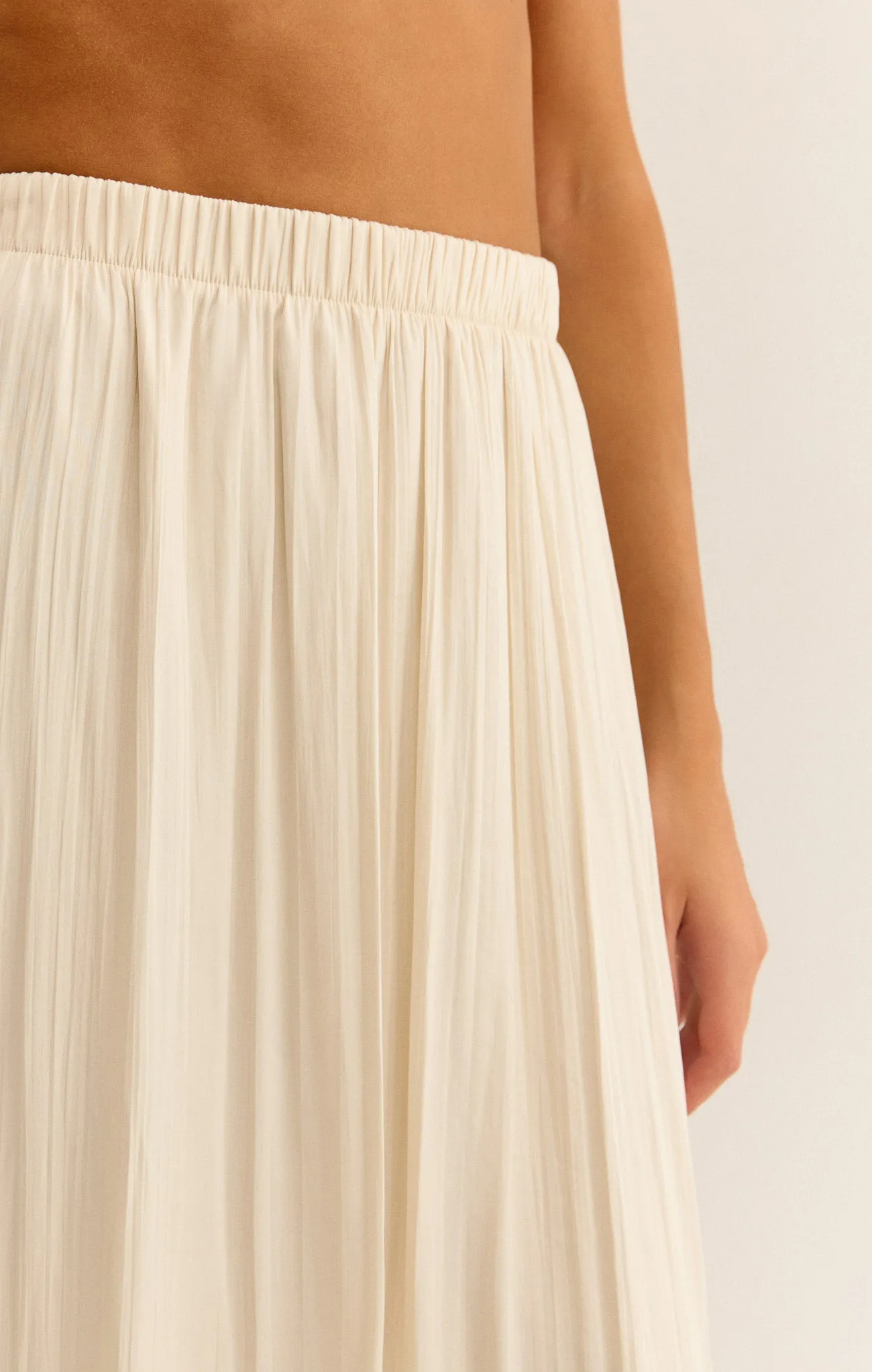 Kahleese Luxe Sheen Midi Skirt