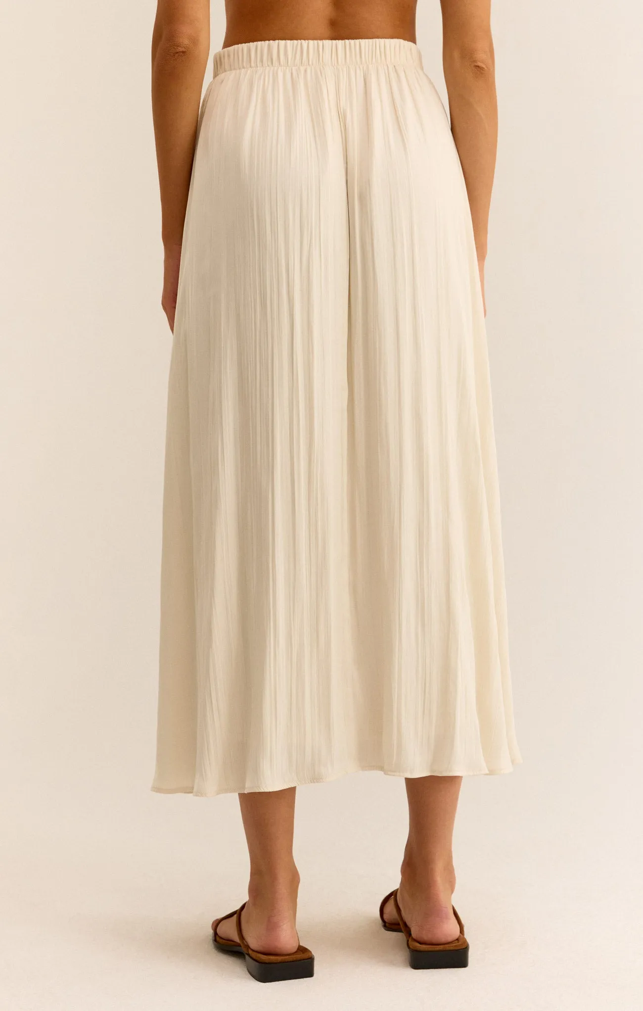 Kahleese Luxe Sheen Midi Skirt