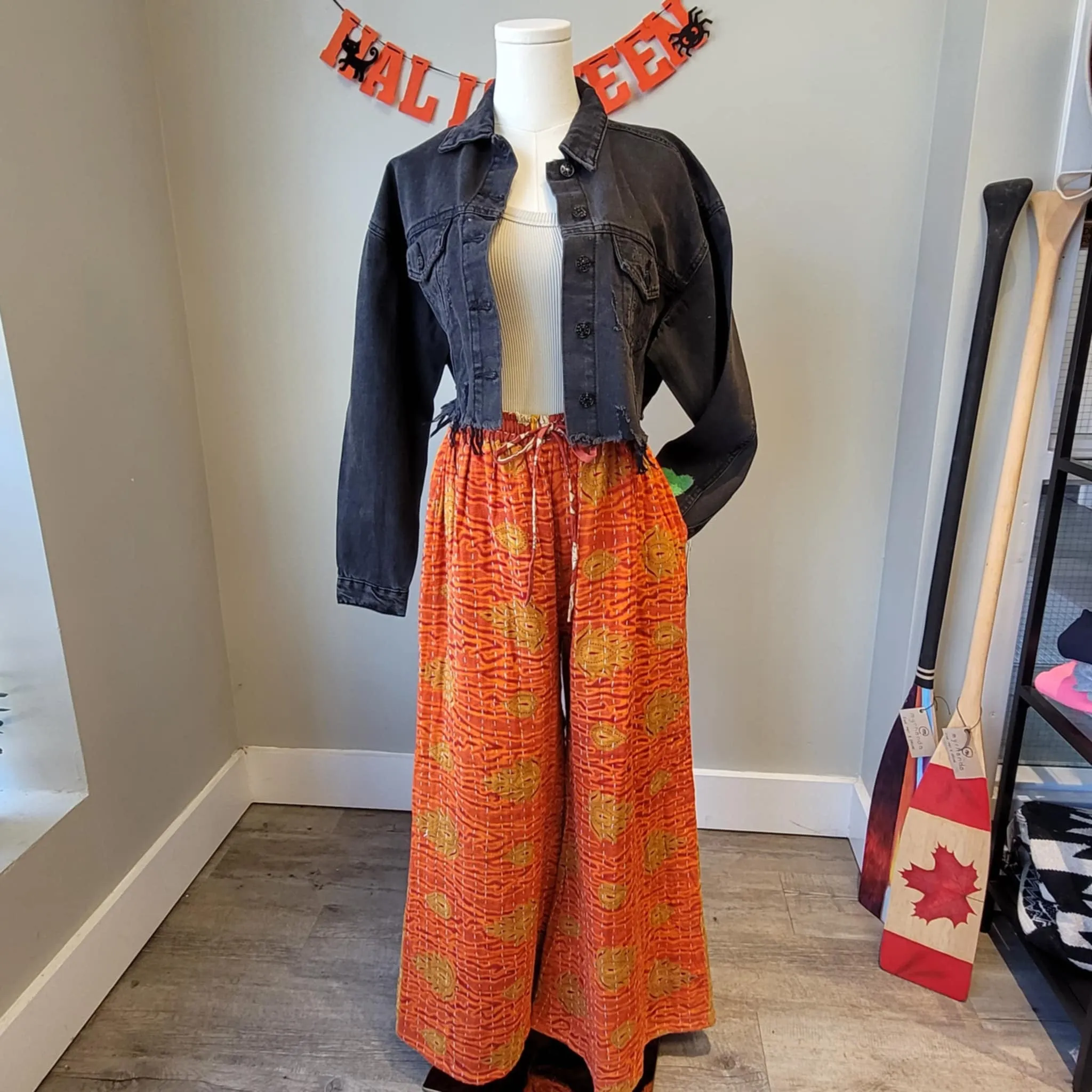 Kantha Flowy Pants