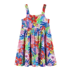 Kids (2-6x) Rib Knit Dress w/ Back Cutout | Tropical