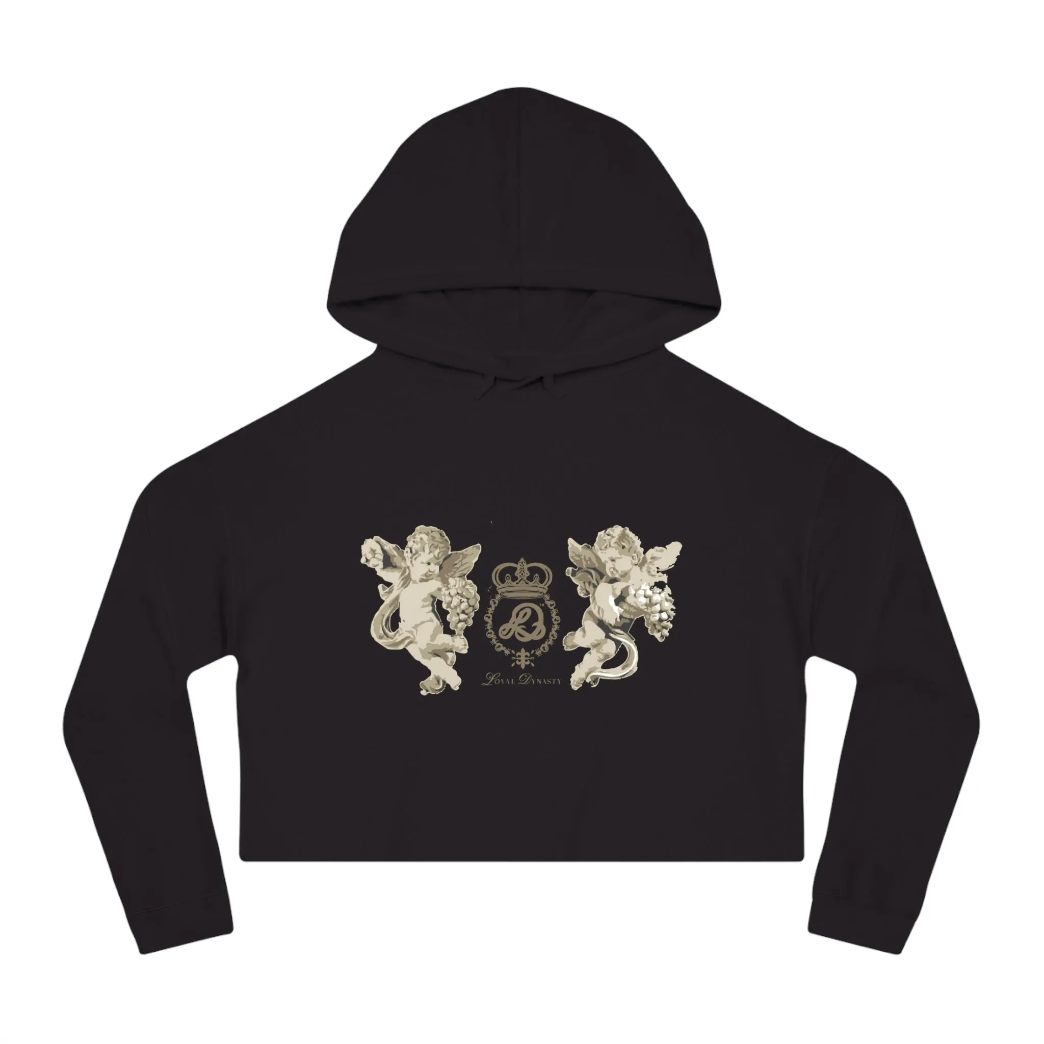 LD Guardian Angels Womens Cropped Hooded Sweatshirt