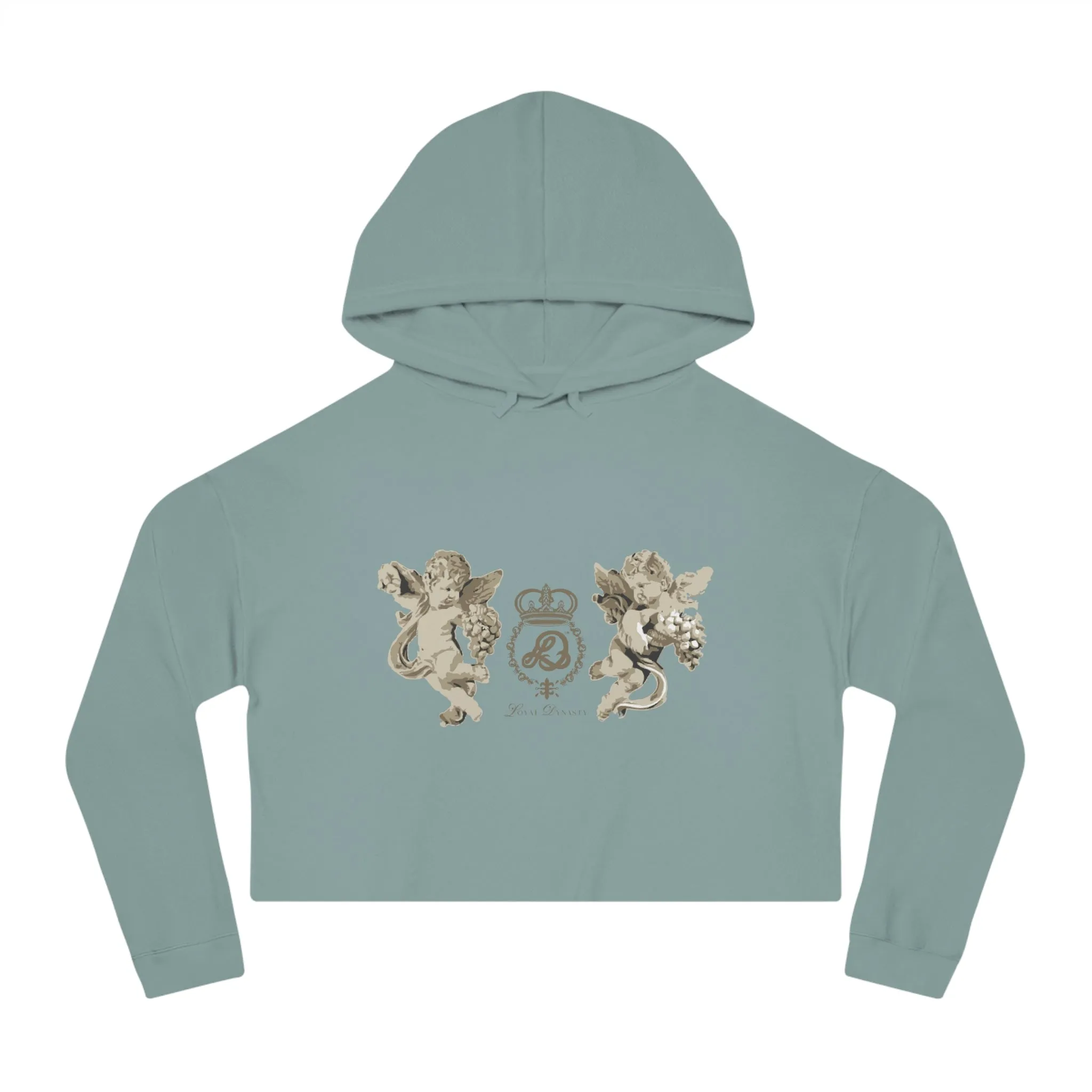 LD Guardian Angels Womens Cropped Hooded Sweatshirt