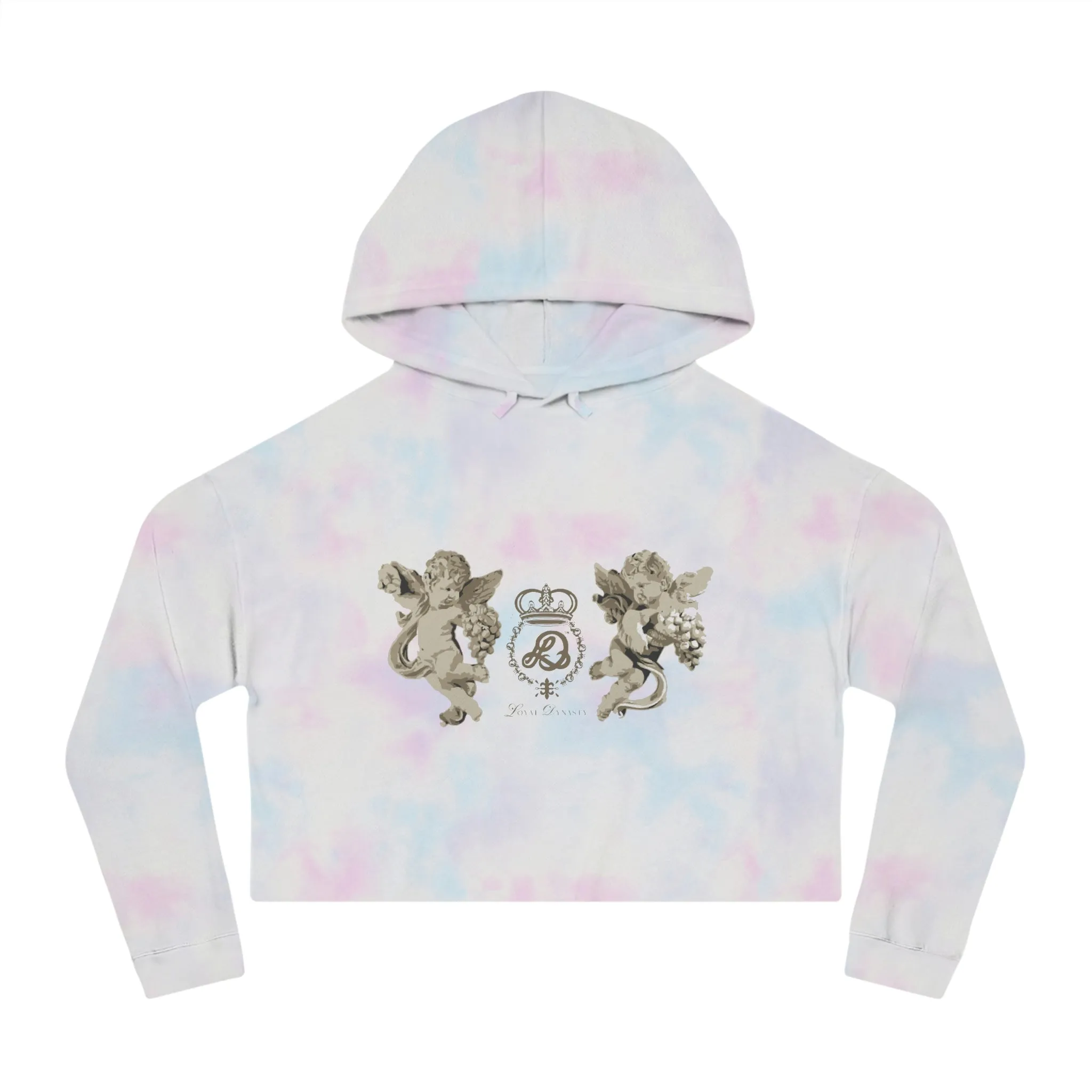LD Guardian Angels Womens Cropped Hooded Sweatshirt