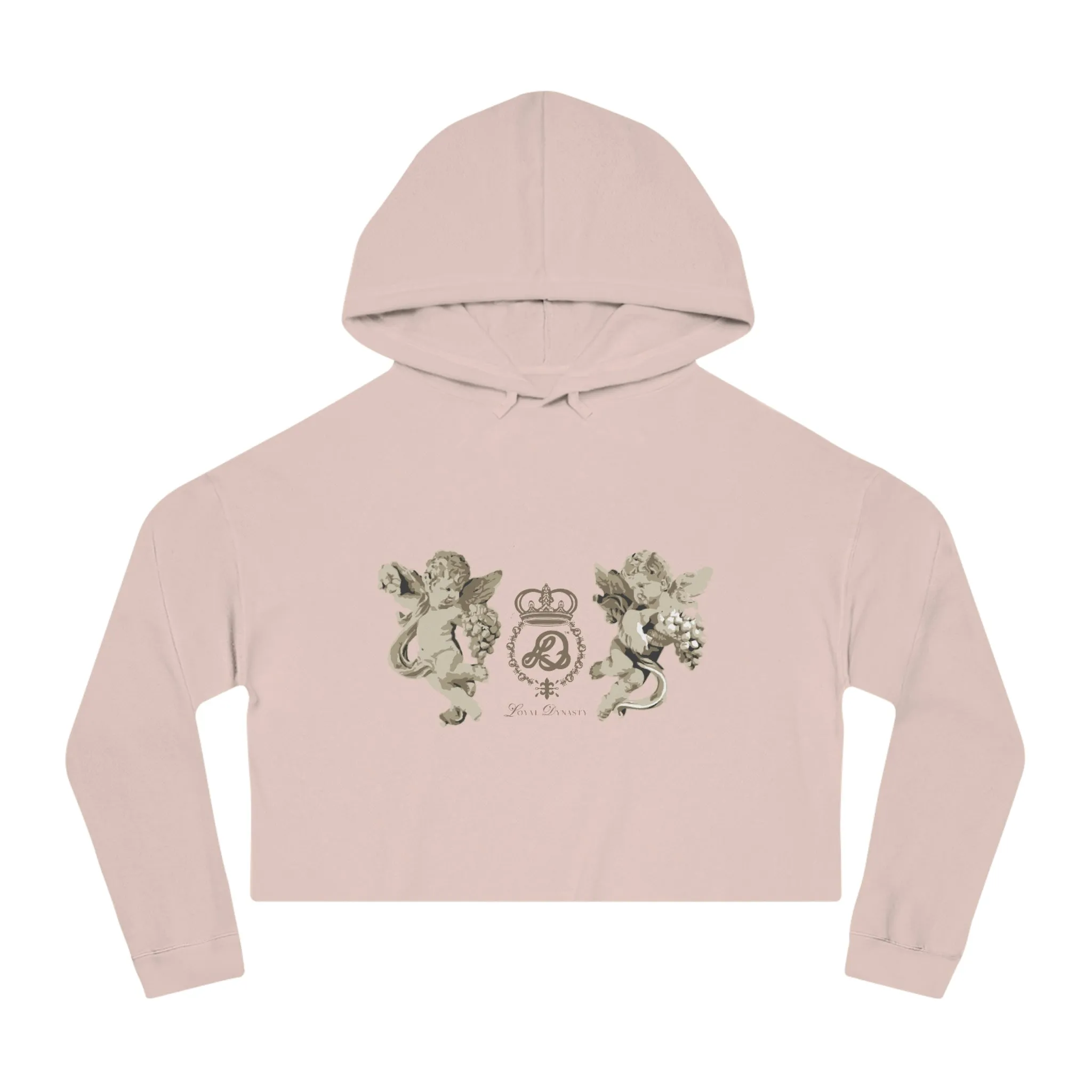 LD Guardian Angels Womens Cropped Hooded Sweatshirt