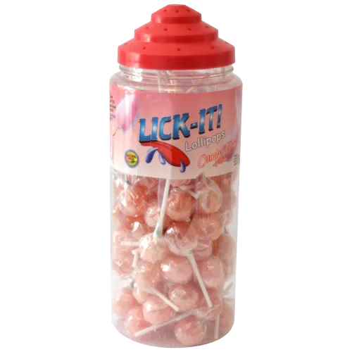 Lick-It Halal Candy Floss 16g Lollies - 100 Count