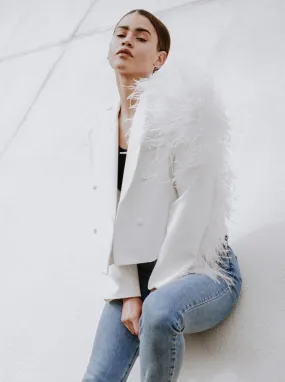 Lydia White Blazer