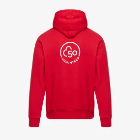 Men's volunteer red 50 hoodie