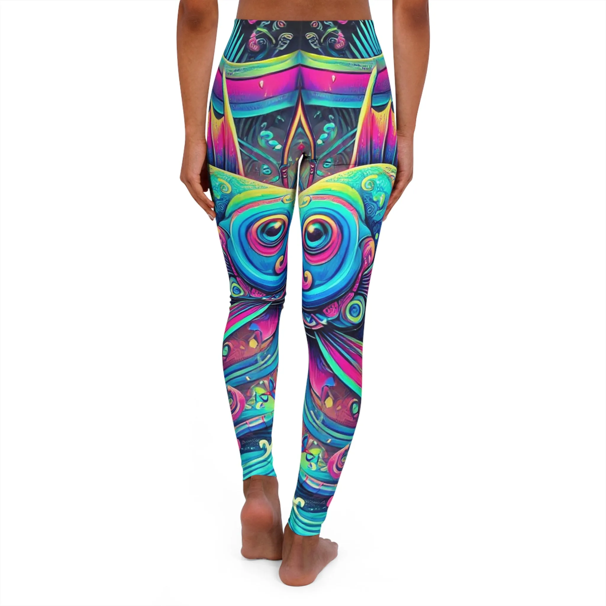 Neon Fish Casual Leggings