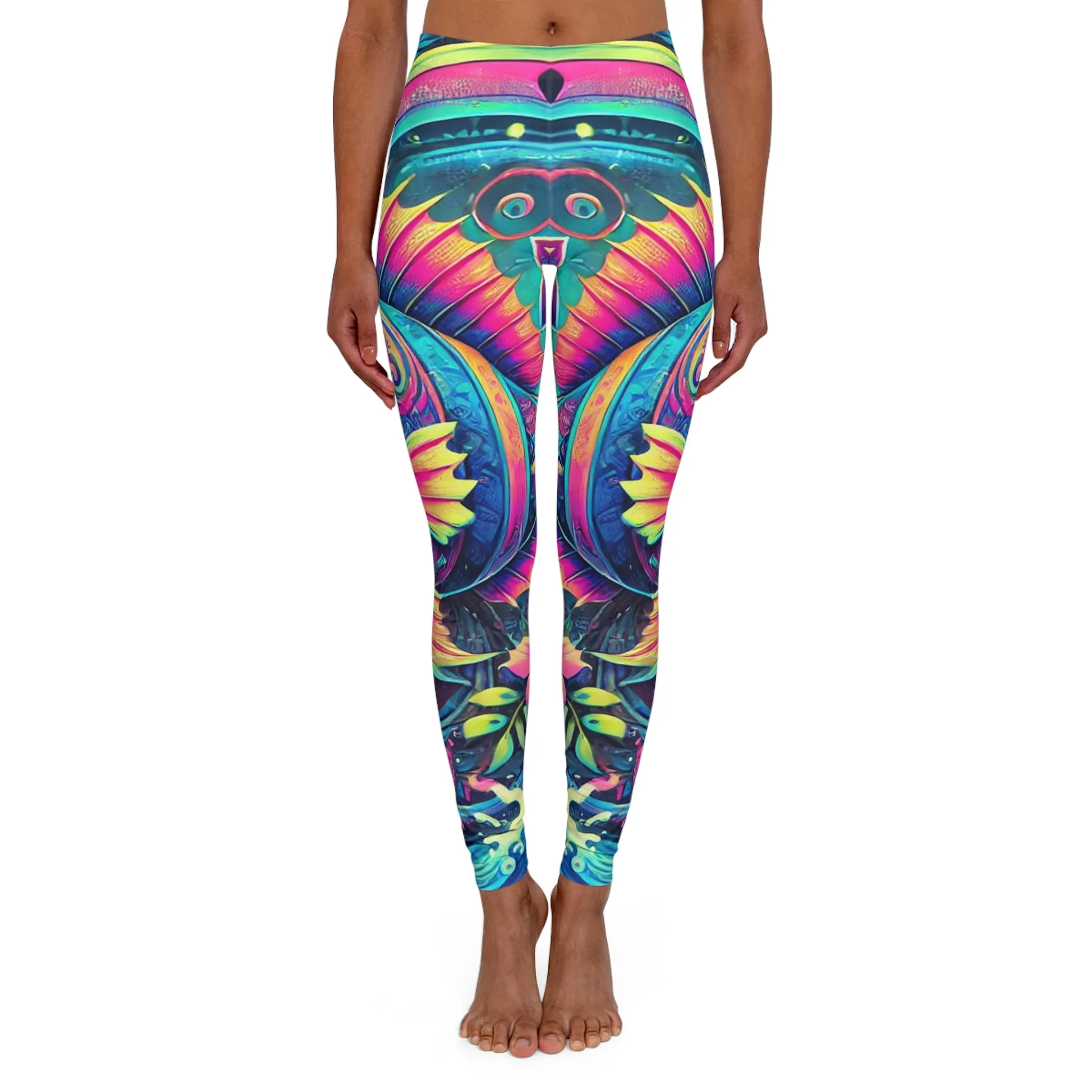 Neon Fish Casual Leggings