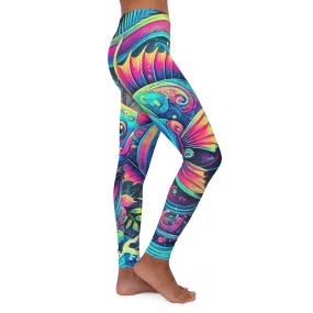 Neon Fish Casual Leggings