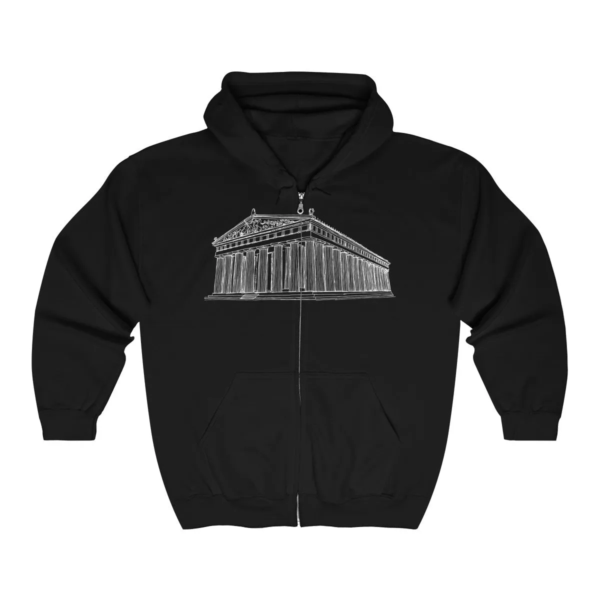 Parthenon Nashville - Unisex Heavy Blend™ Full Zip Hooded Sweatshirt