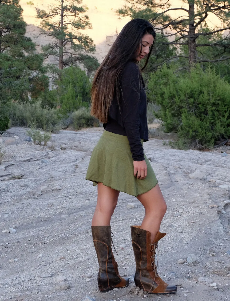 Petal Front Mini Skirt