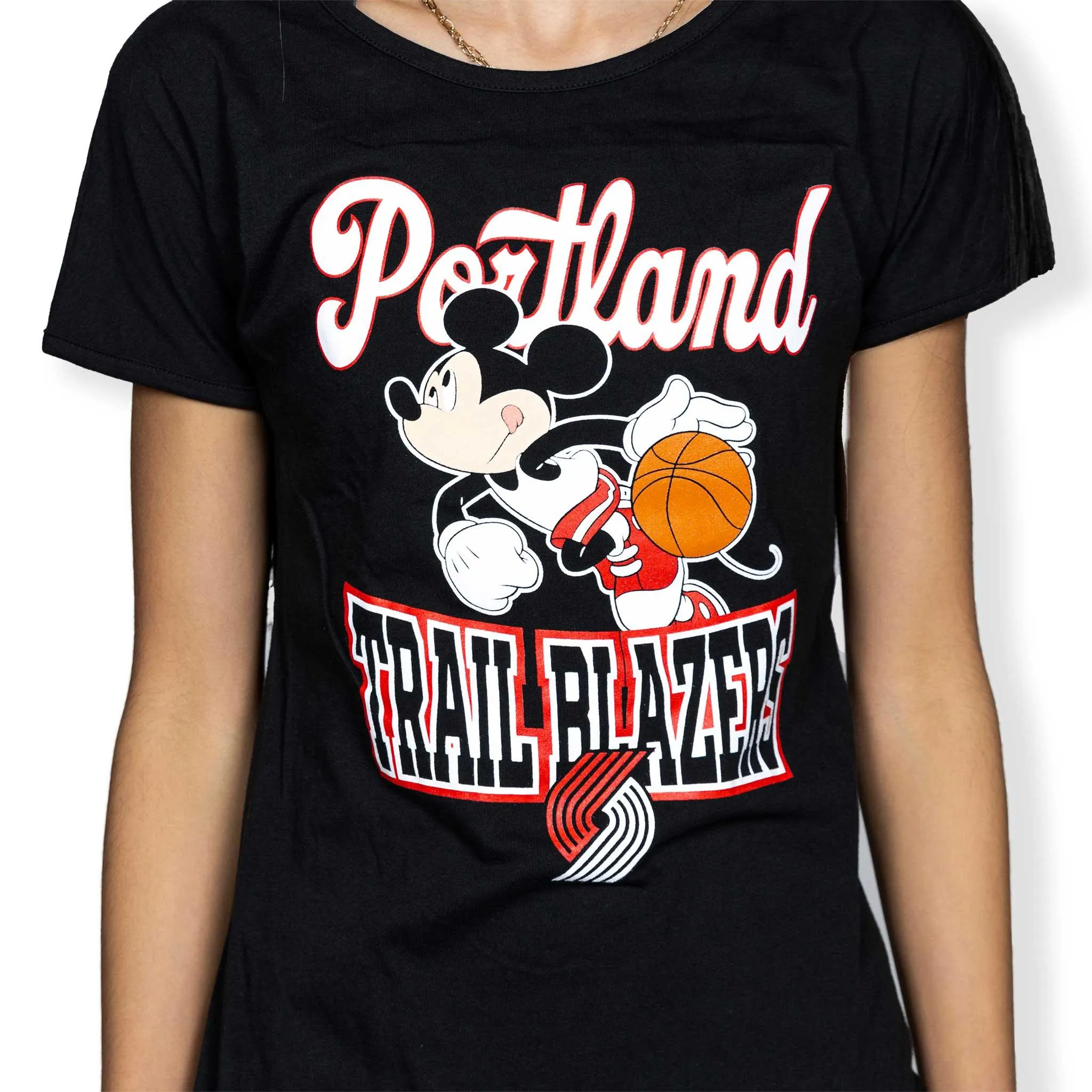Portland Trail Blazers Youth Girls Disney Game Time Tee