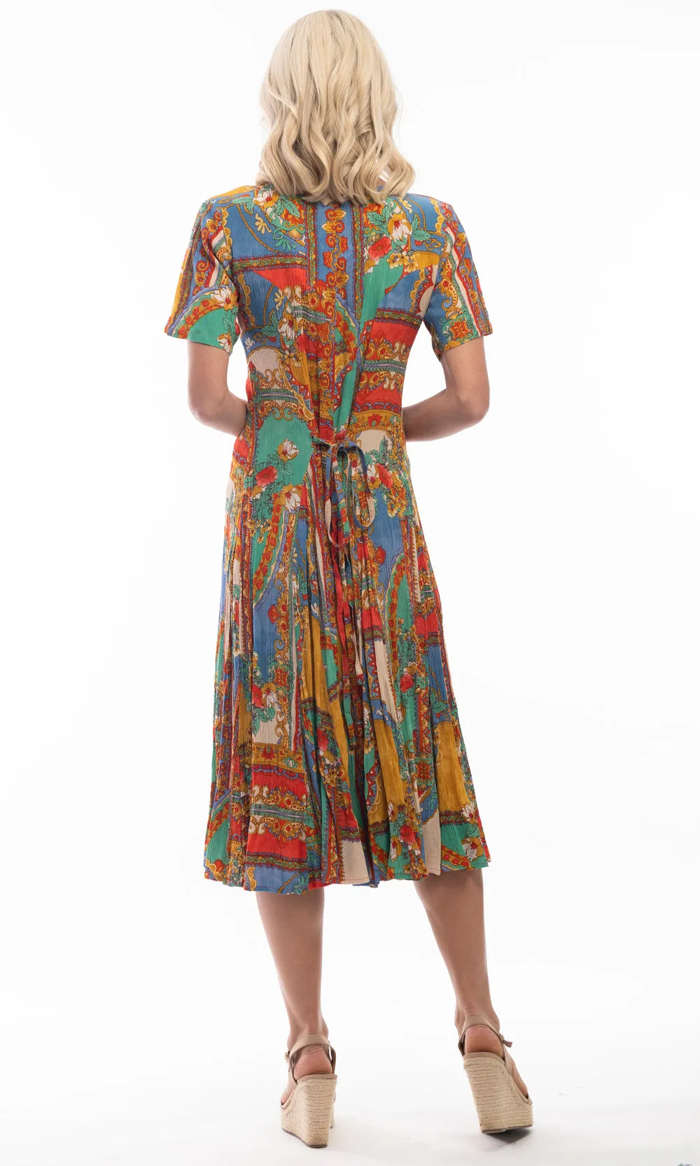 Rayon Dress Godet Sleeve Kinsale