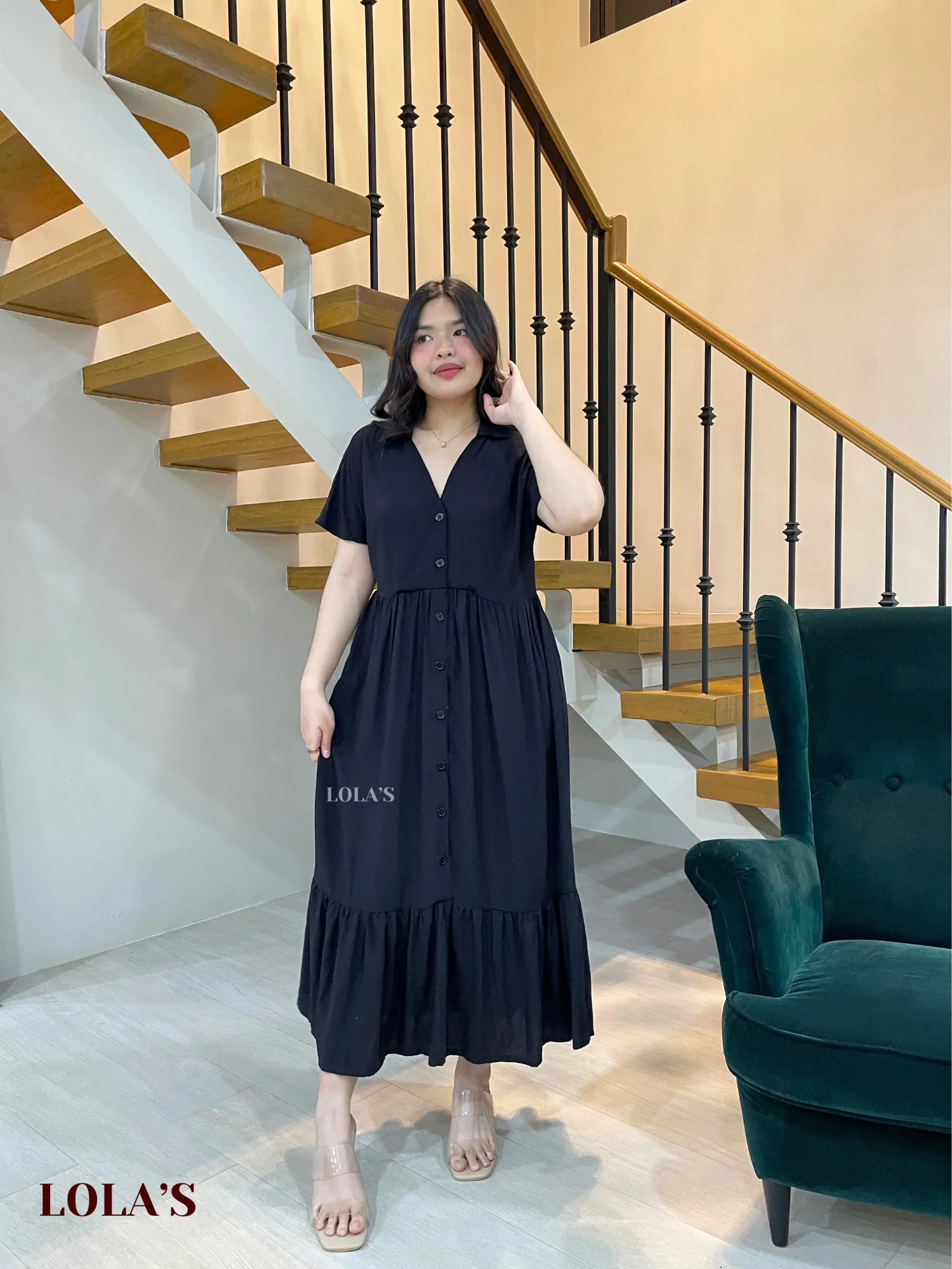 Regine Dress (Black)