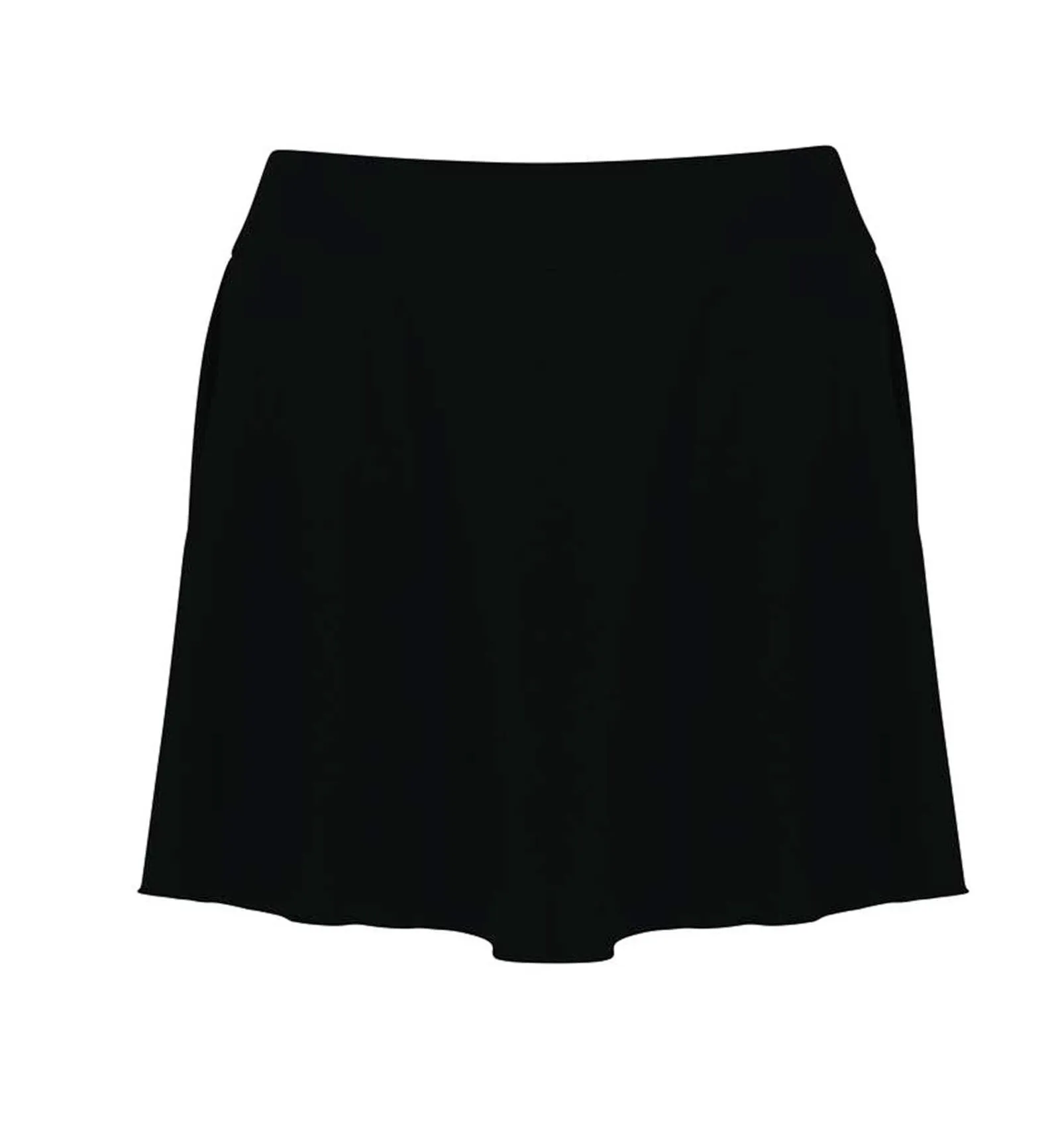 Rosa Faia Mix & Match Kimberley Skirted High Swim Bottom (8809-0) - Black