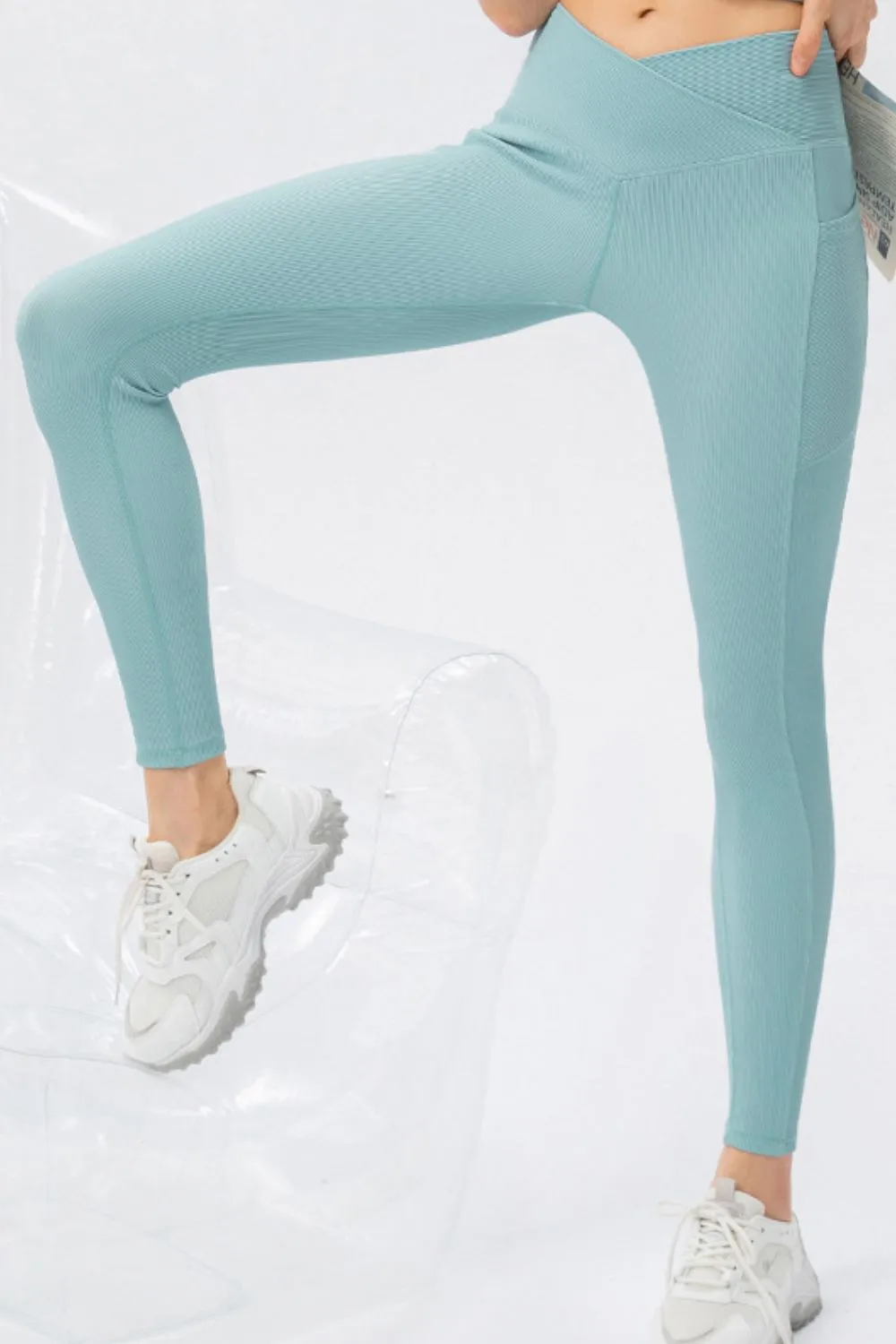 Santa Monica Highly Stretchy Crossover Wais Leggings