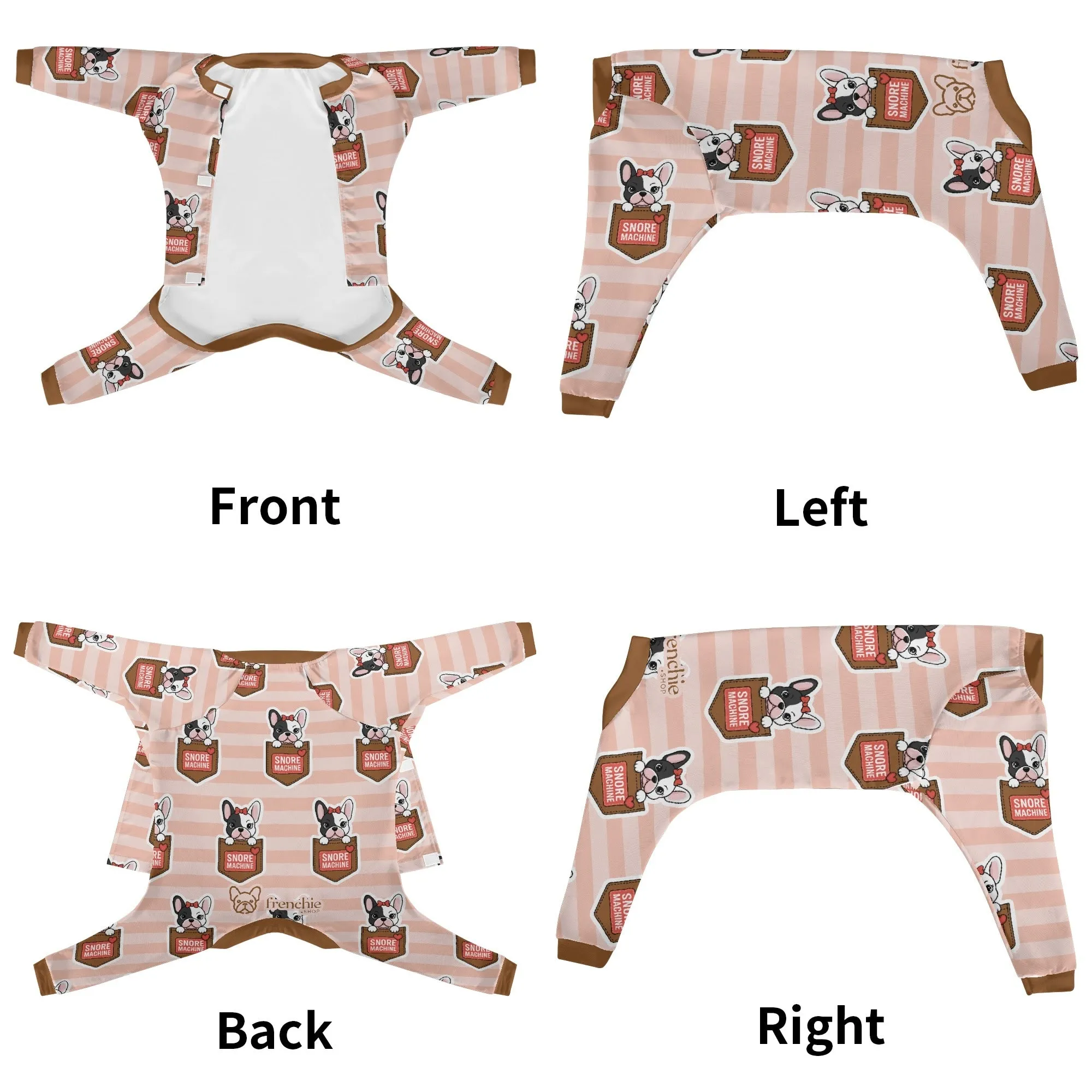 Snore Machine - Frenchie Pajamas – Ultra-Soft, Cozy, & Adorably Stylish