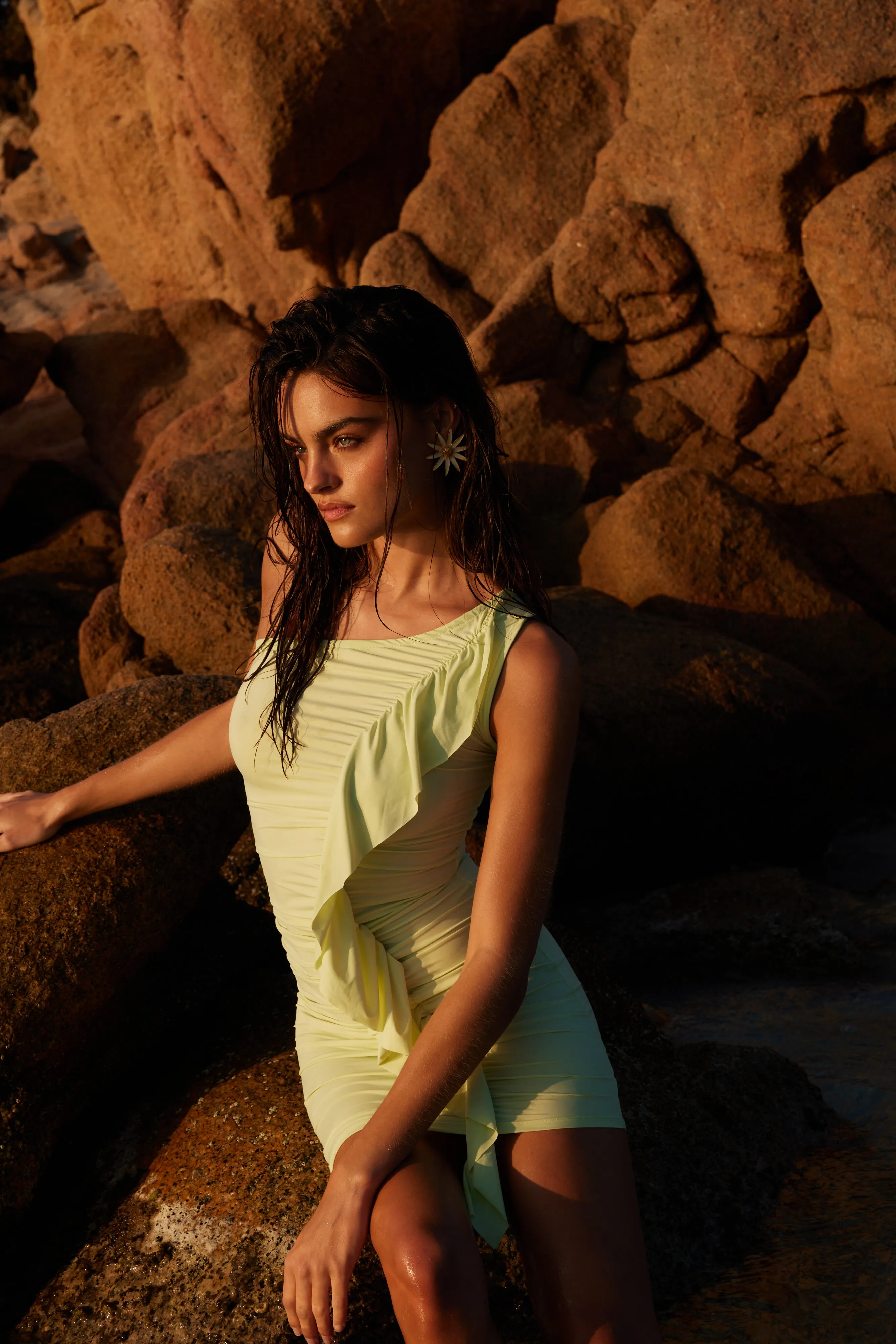 Spriza Mini Dress - Cool Mint