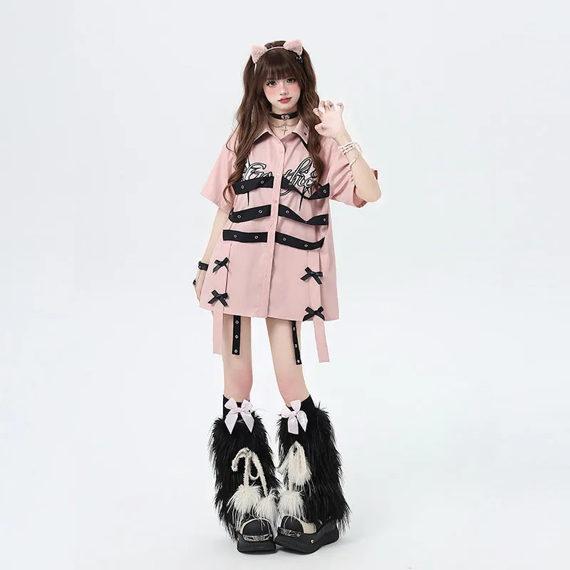 Summer Japanese Sweet Cool Girl Style Blouse
