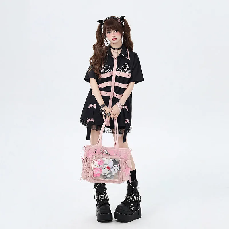 Summer Japanese Sweet Cool Girl Style Blouse