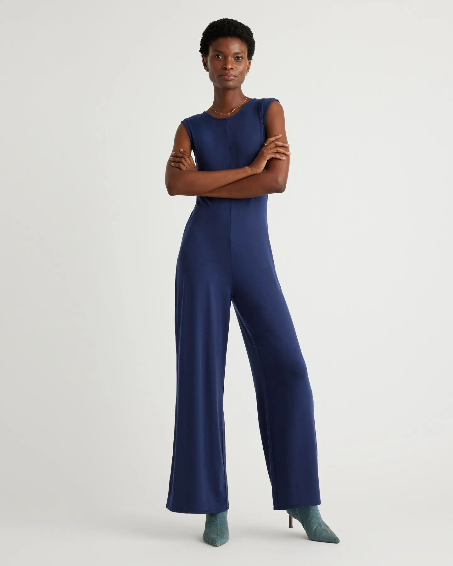 Tencel Jersey Tank Jumpsuit