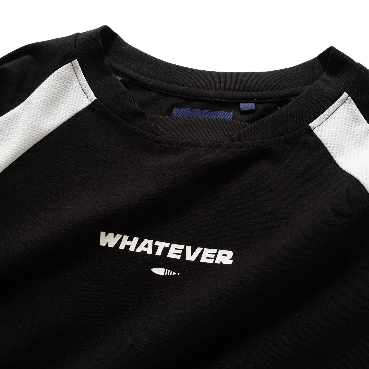 (TP1282) Cropped Sleeve Cool Touch Tee