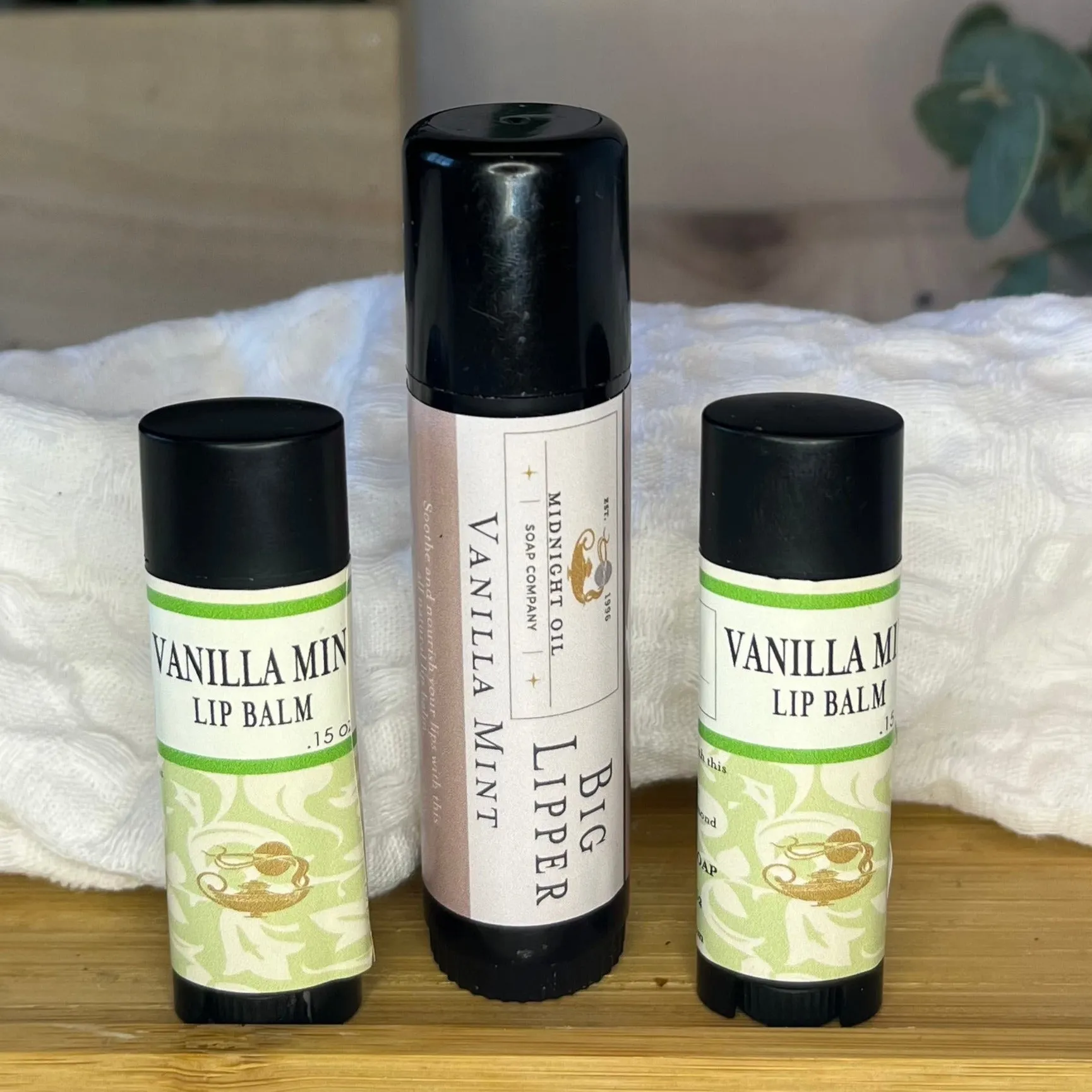 VANILLA MINT- LARGE Lip Balm