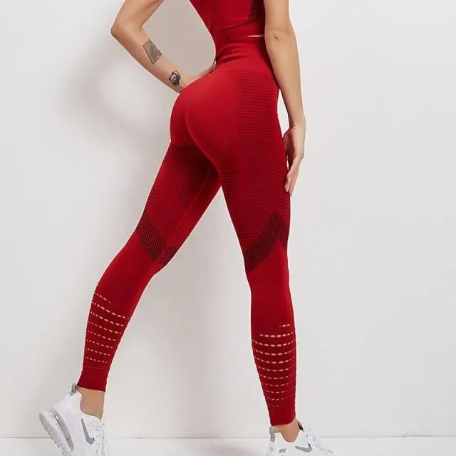 Women Yoga Stretchy Fitness Pants Sports Running Fitness Leggings