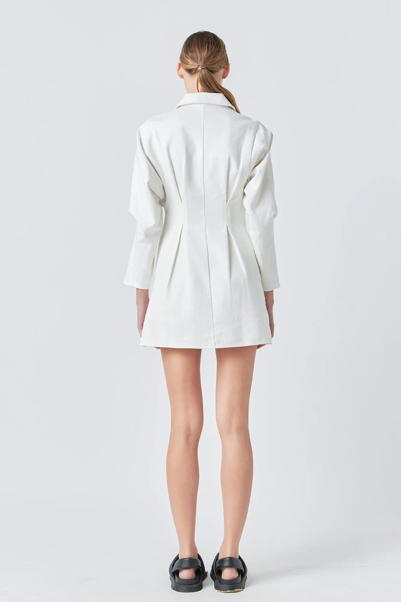 Zip Up Mini Dress